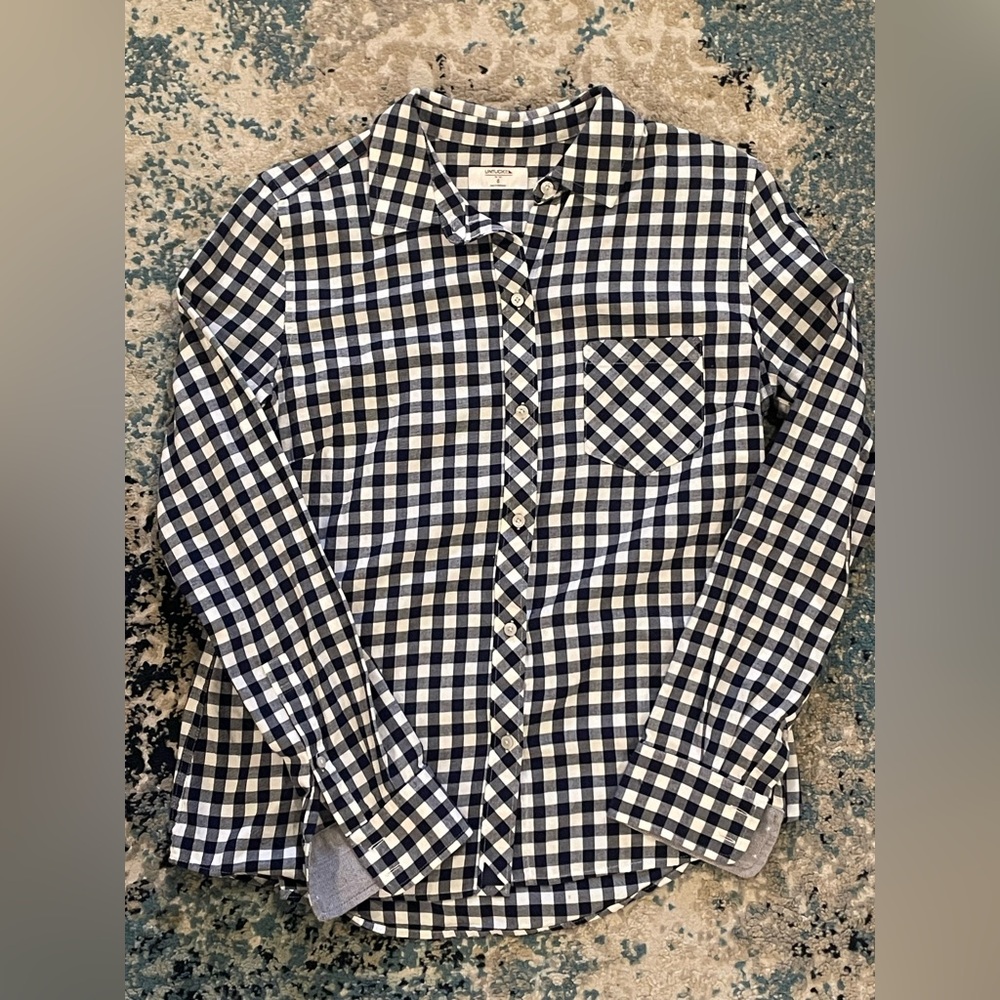 UNTuckit for Her *Like New* Plaid Buttondown Sz. 6